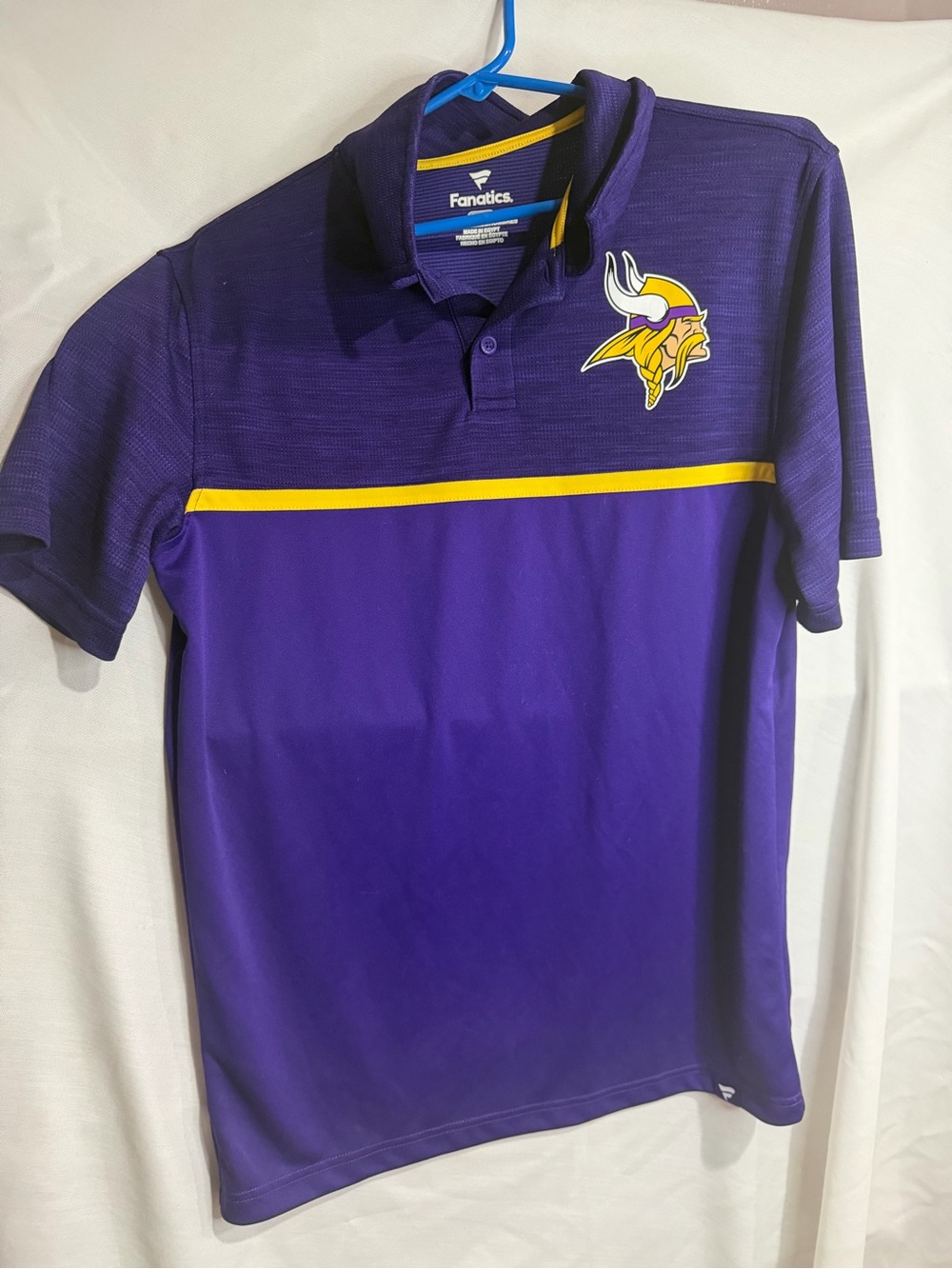 Fanatics Purple and Yellow Minnesota Vikings Polo